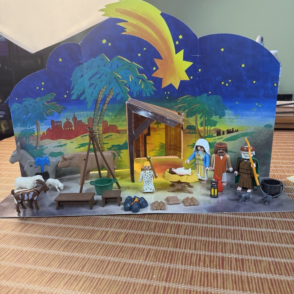 Vintage PLAYMOBIL Christmas Nativity 3996 In Original Box